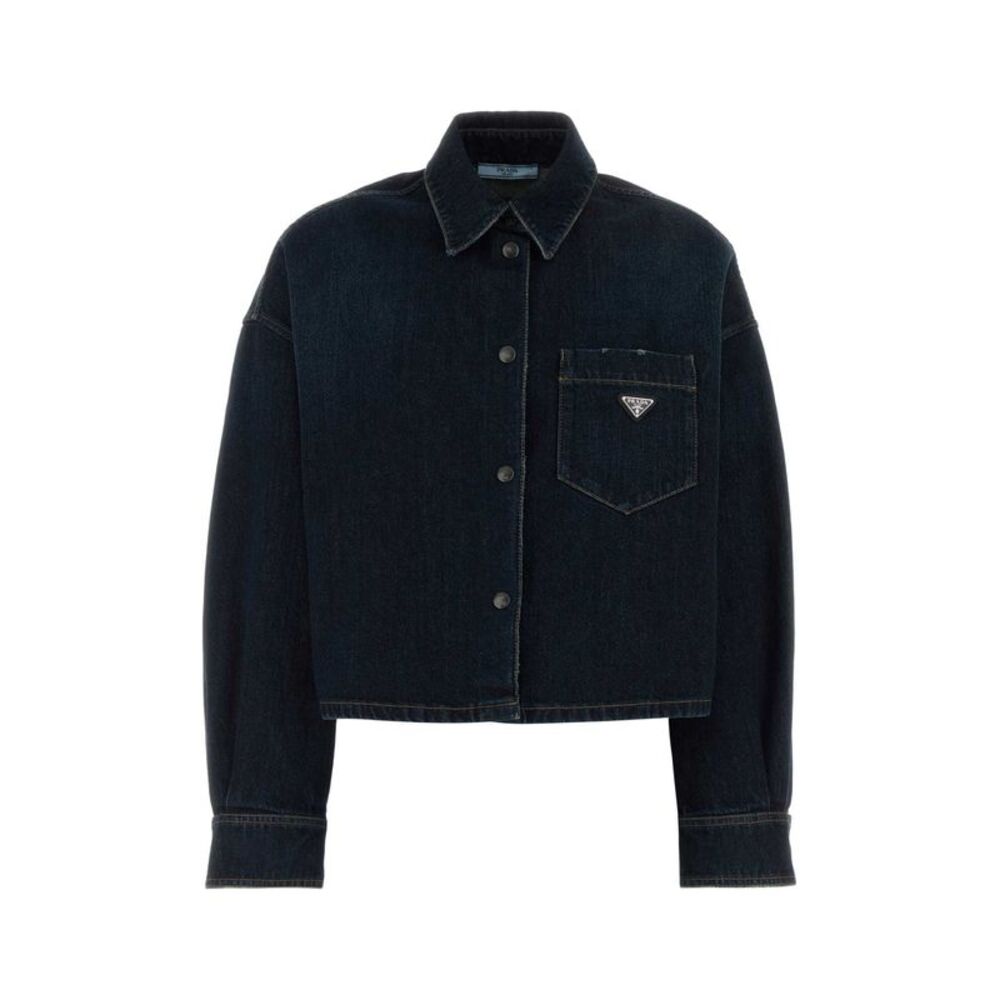 Prada Women Denim Shirt
